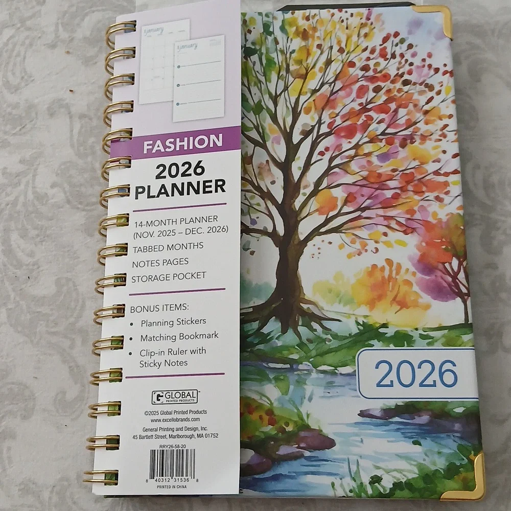 Fashion Global 2026 Planner.